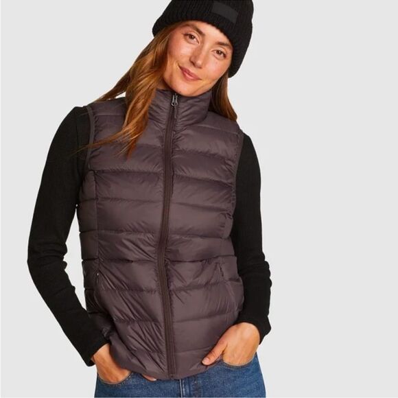 Eddie Bauer Women’s Cirruslite Down Vest NEW Size Small in Aubergine
